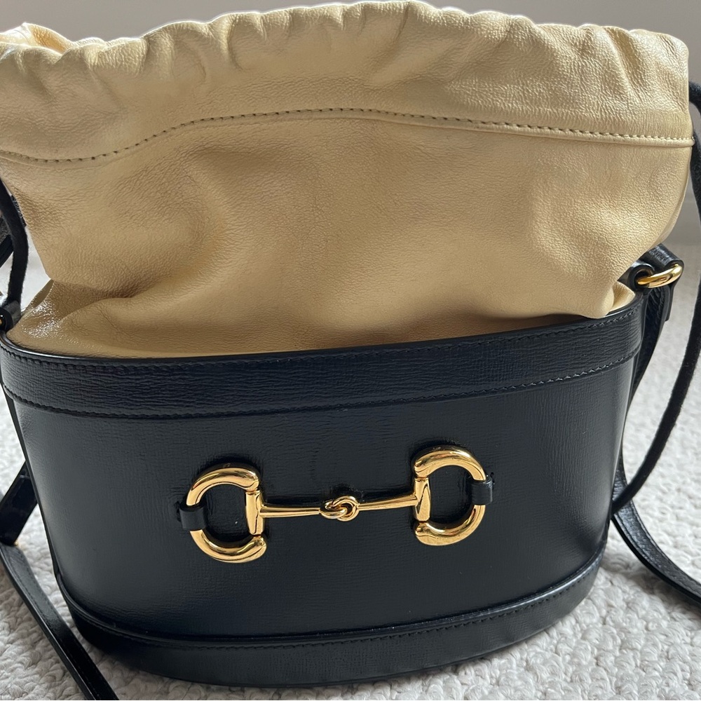 Gucci Horsebit Drawstring Bucket Bag❣️